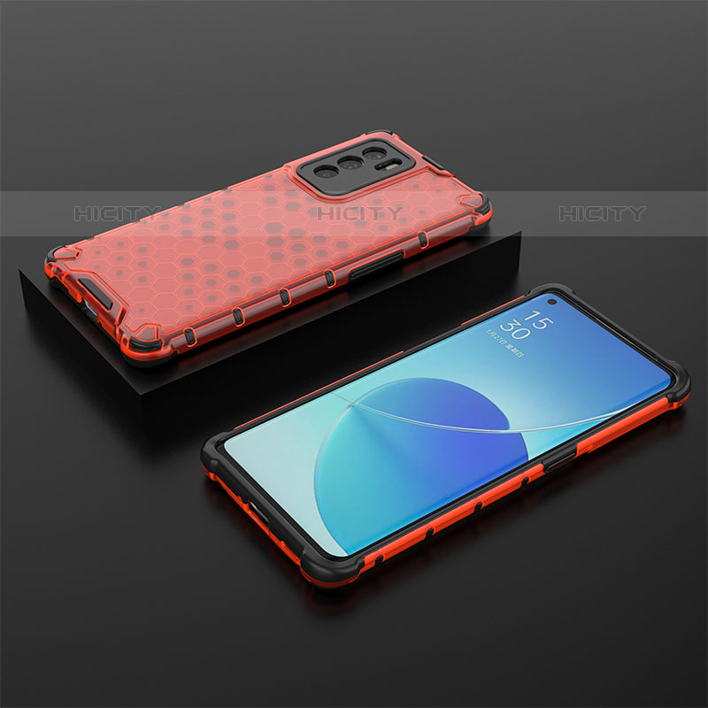 Custodia Silicone Trasparente Laterale 360 Gradi Cover AM3 per Oppo Reno6 Pro 5G India