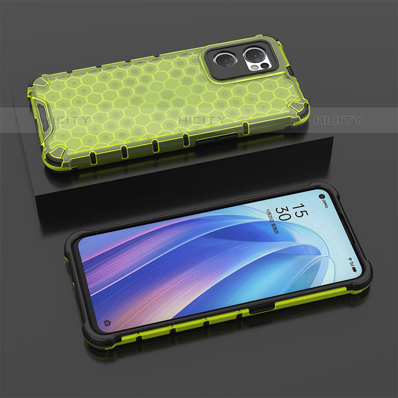 Custodia Silicone Trasparente Laterale 360 Gradi Cover AM3 per Oppo Reno7 5G