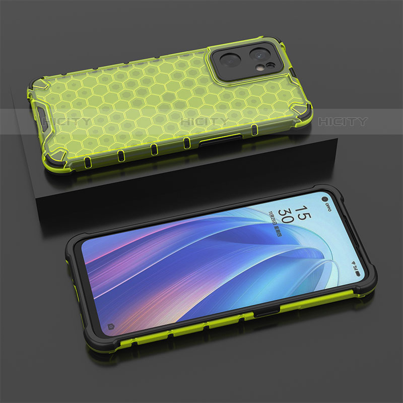 Custodia Silicone Trasparente Laterale 360 Gradi Cover AM3 per Oppo Reno7 SE 5G