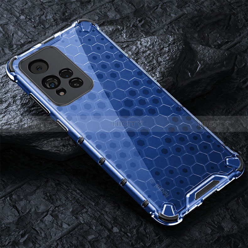 Custodia Silicone Trasparente Laterale 360 Gradi Cover AM3 per Xiaomi Mi 11i 5G (2022) Blu