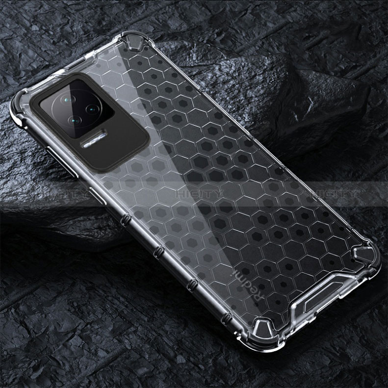 Custodia Silicone Trasparente Laterale 360 Gradi Cover AM3 per Xiaomi Poco F4 5G