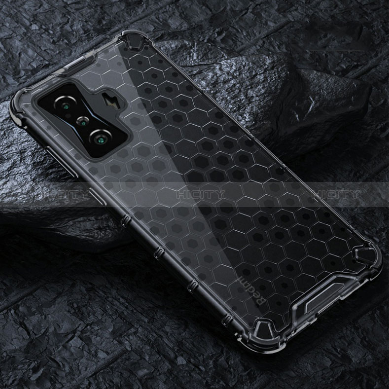 Custodia Silicone Trasparente Laterale 360 Gradi Cover AM3 per Xiaomi Poco F4 GT 5G Nero