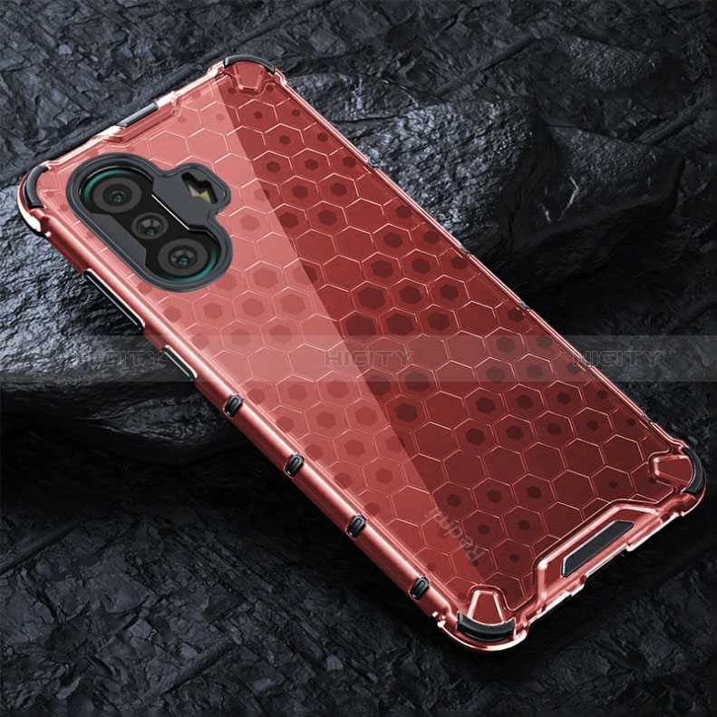 Custodia Silicone Trasparente Laterale 360 Gradi Cover AM3 per Xiaomi Redmi K40 Gaming 5G