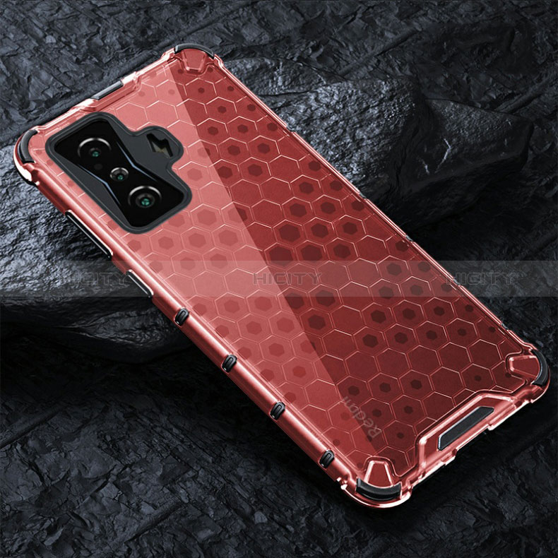 Custodia Silicone Trasparente Laterale 360 Gradi Cover AM3 per Xiaomi Redmi K50 Gaming 5G