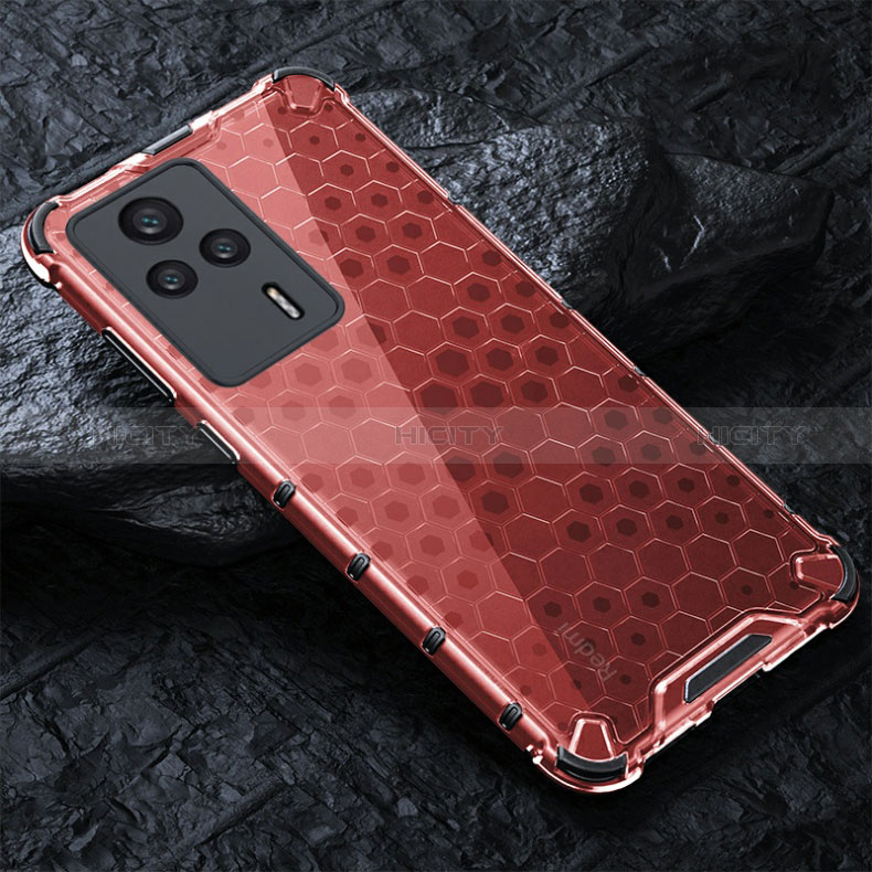 Custodia Silicone Trasparente Laterale 360 Gradi Cover AM3 per Xiaomi Redmi K60E 5G