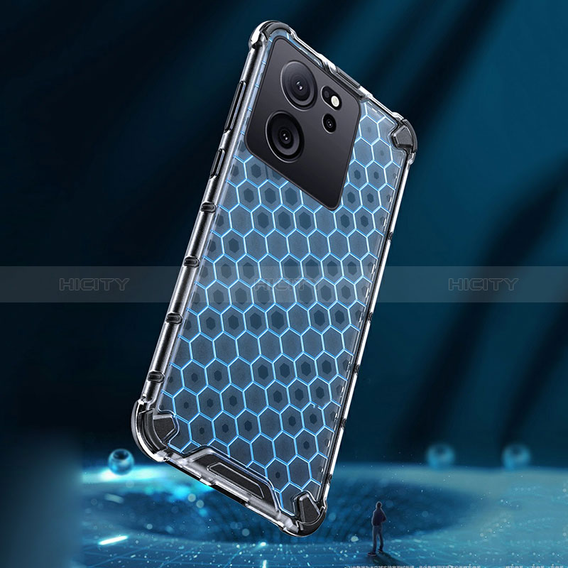 Custodia Silicone Trasparente Laterale 360 Gradi Cover AM4 per Xiaomi Redmi K60 Ultra 5G