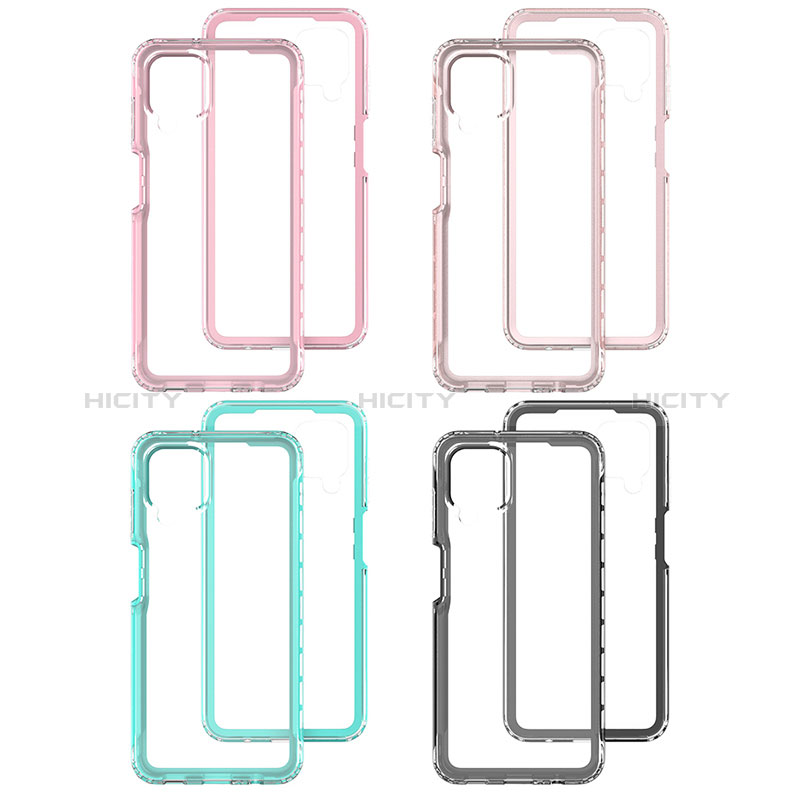 Custodia Silicone Trasparente Laterale 360 Gradi Cover JX1 per Samsung Galaxy A12 5G