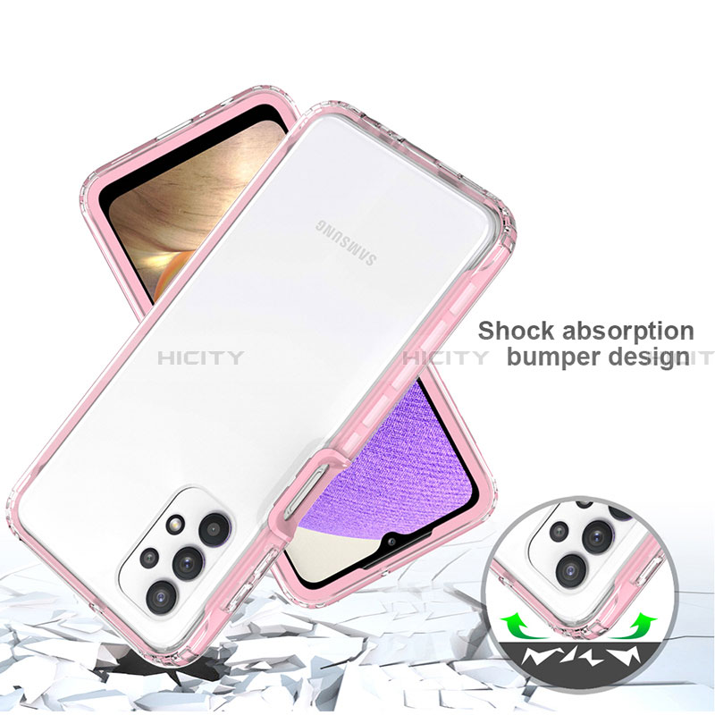 Custodia Silicone Trasparente Laterale 360 Gradi Cover JX1 per Samsung Galaxy A32 4G