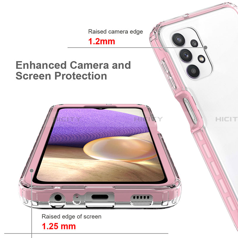 Custodia Silicone Trasparente Laterale 360 Gradi Cover JX1 per Samsung Galaxy A32 5G