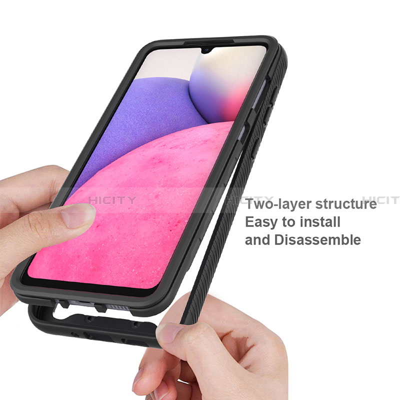 Custodia Silicone Trasparente Laterale 360 Gradi Cover JX1 per Samsung Galaxy A33 5G