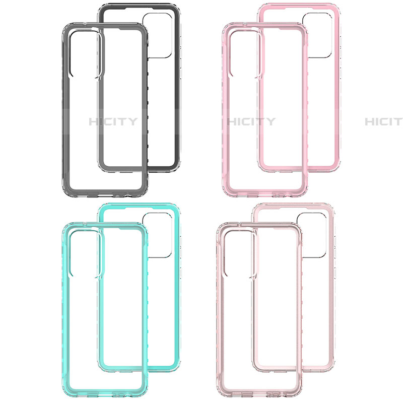 Custodia Silicone Trasparente Laterale 360 Gradi Cover JX1 per Samsung Galaxy A52 4G