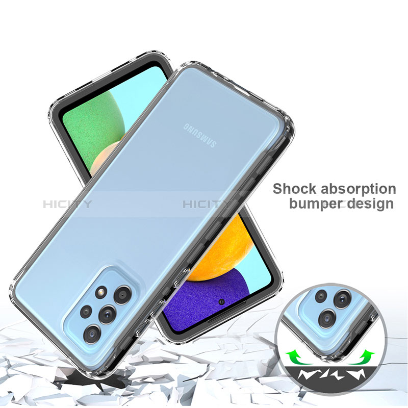 Custodia Silicone Trasparente Laterale 360 Gradi Cover JX1 per Samsung Galaxy A52s 5G