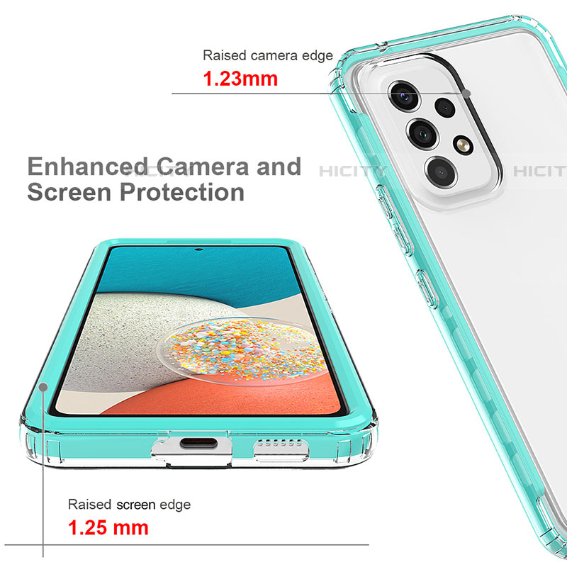 Custodia Silicone Trasparente Laterale 360 Gradi Cover JX1 per Samsung Galaxy A53 5G