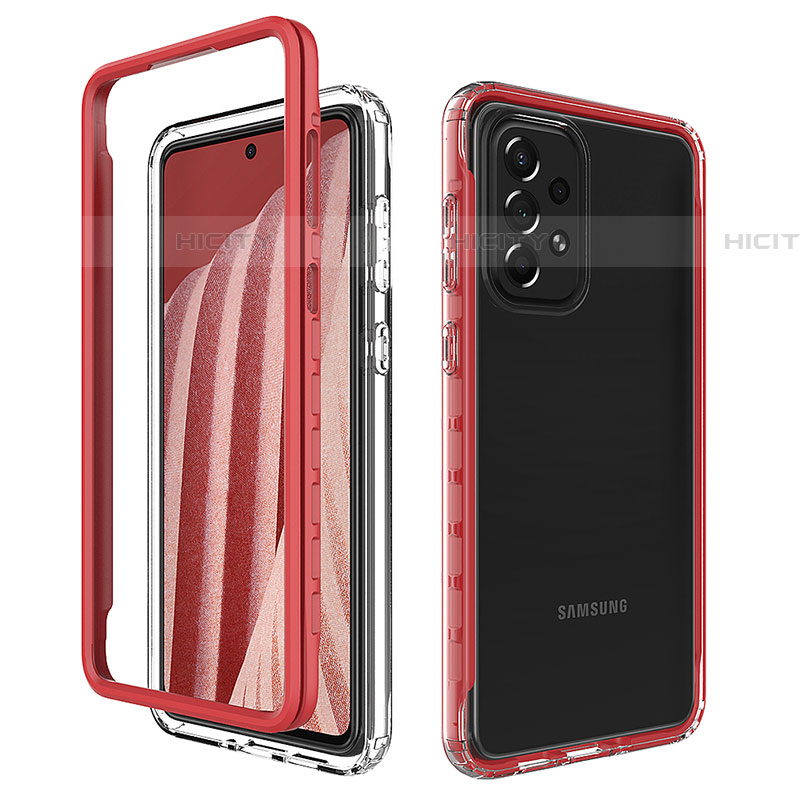 Custodia Silicone Trasparente Laterale 360 Gradi Cover JX1 per Samsung Galaxy A73 5G