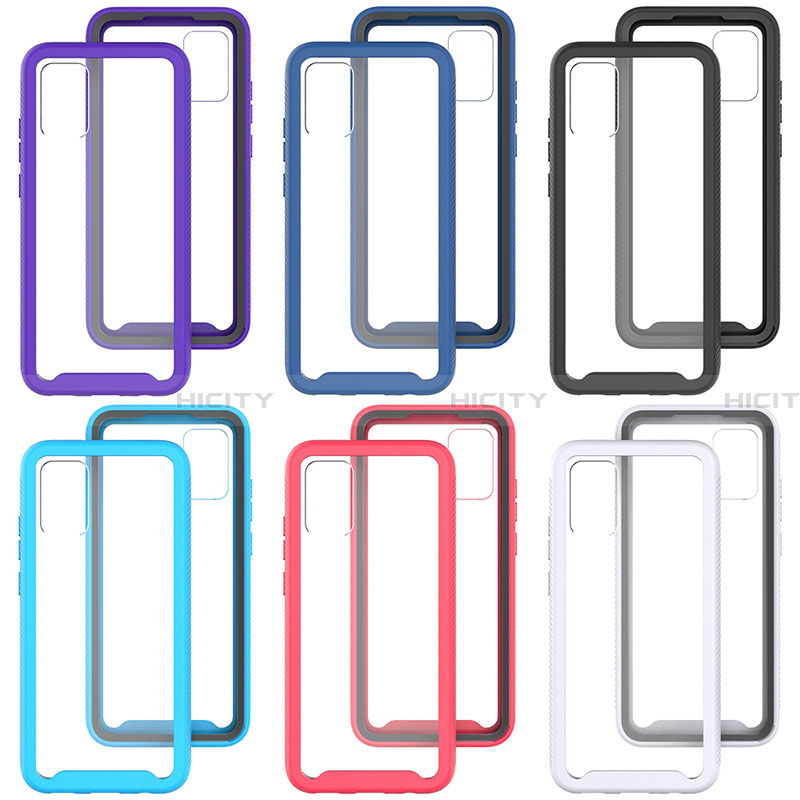 Custodia Silicone Trasparente Laterale 360 Gradi Cover JX1 per Samsung Galaxy F02S SM-E025F