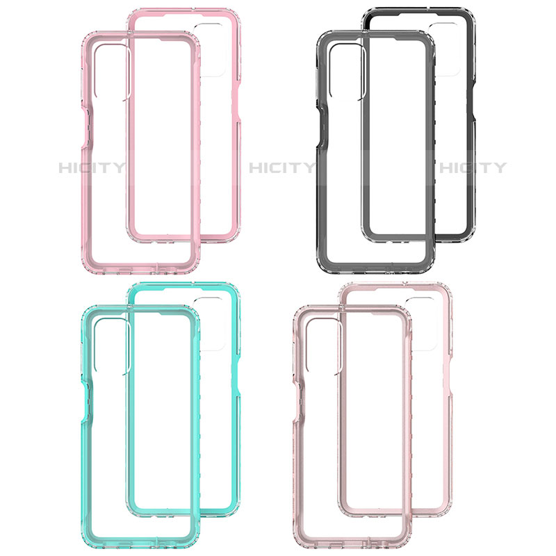 Custodia Silicone Trasparente Laterale 360 Gradi Cover JX1 per Samsung Galaxy M32 5G