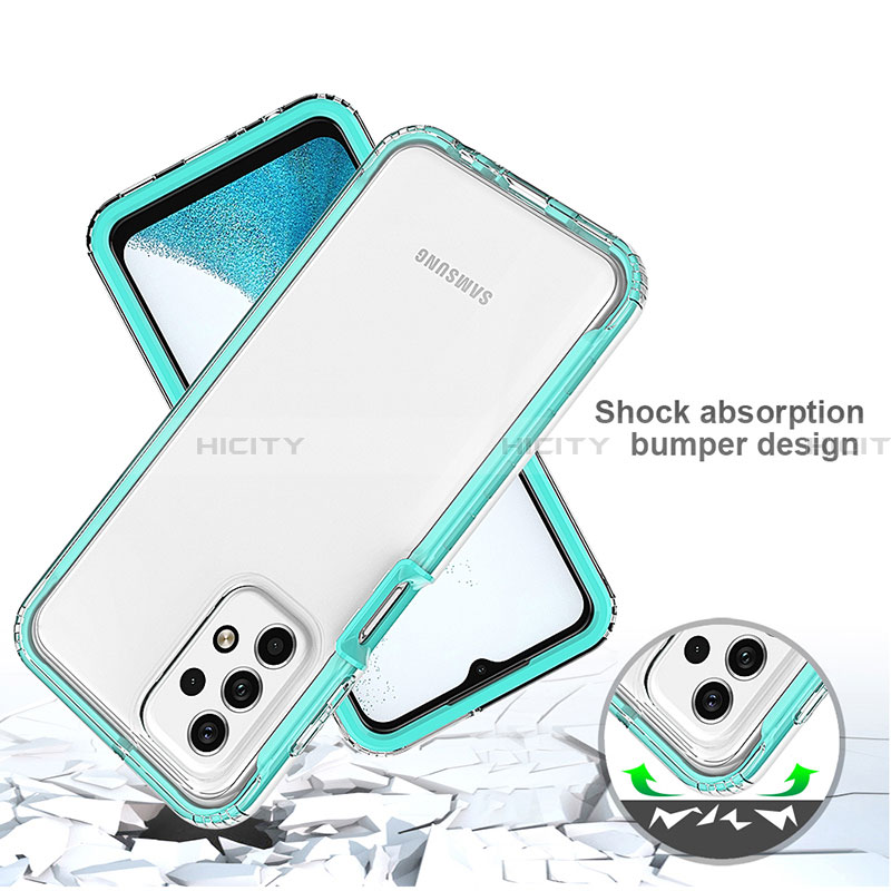 Custodia Silicone Trasparente Laterale 360 Gradi Cover JX2 per Samsung Galaxy A23 4G