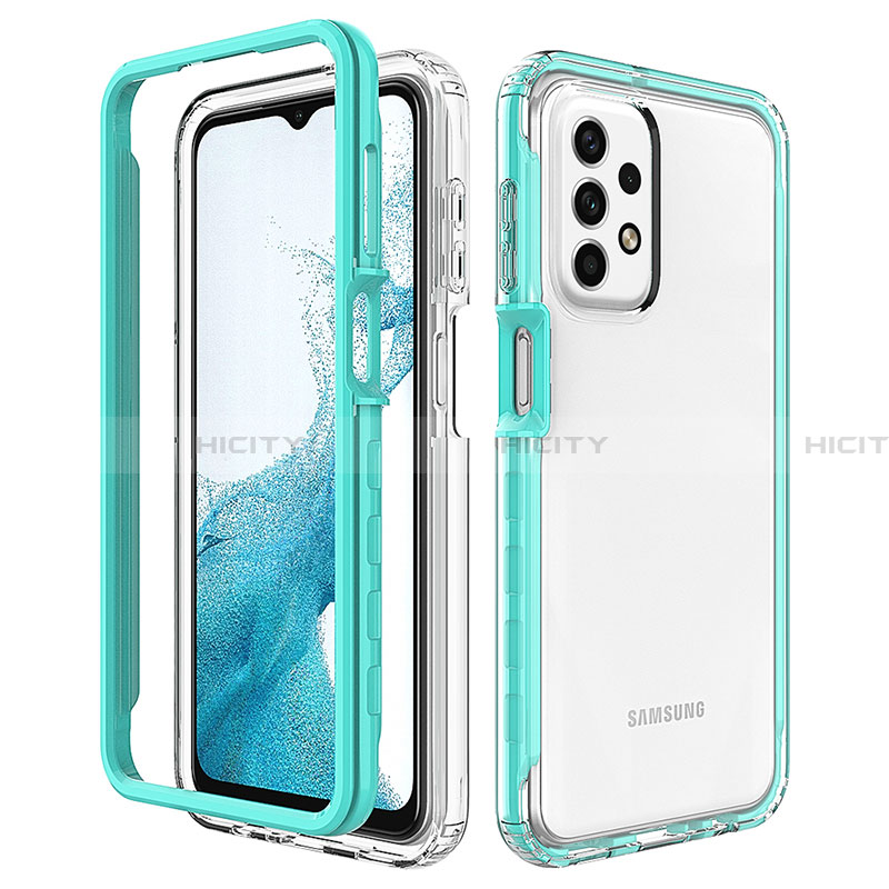 Custodia Silicone Trasparente Laterale 360 Gradi Cover JX2 per Samsung Galaxy A23 4G