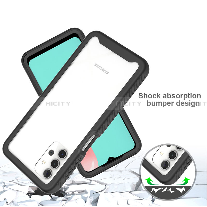 Custodia Silicone Trasparente Laterale 360 Gradi Cover JX2 per Samsung Galaxy A32 4G