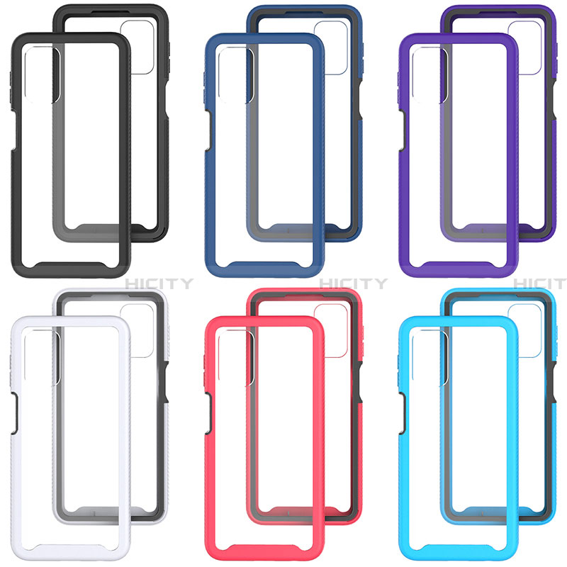 Custodia Silicone Trasparente Laterale 360 Gradi Cover JX2 per Samsung Galaxy A32 5G