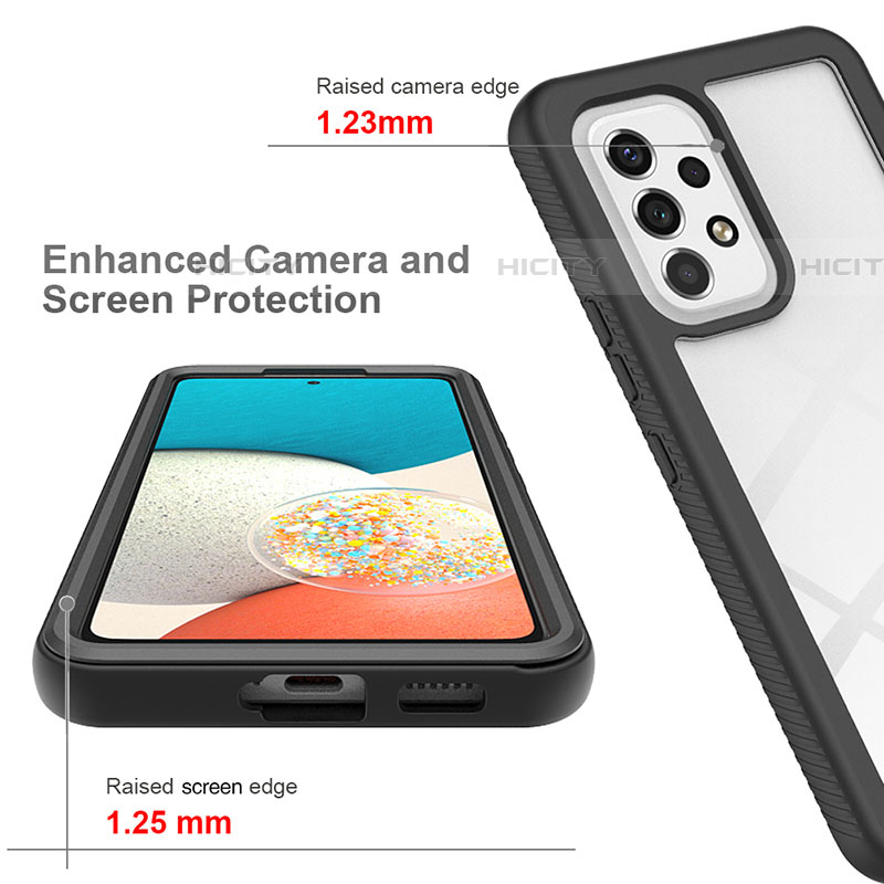 Custodia Silicone Trasparente Laterale 360 Gradi Cover JX2 per Samsung Galaxy A53 5G