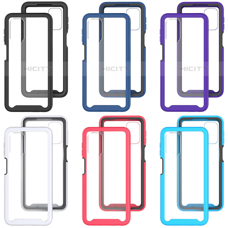 Custodia Silicone Trasparente Laterale 360 Gradi Cover JX2 per Samsung Galaxy M32 5G