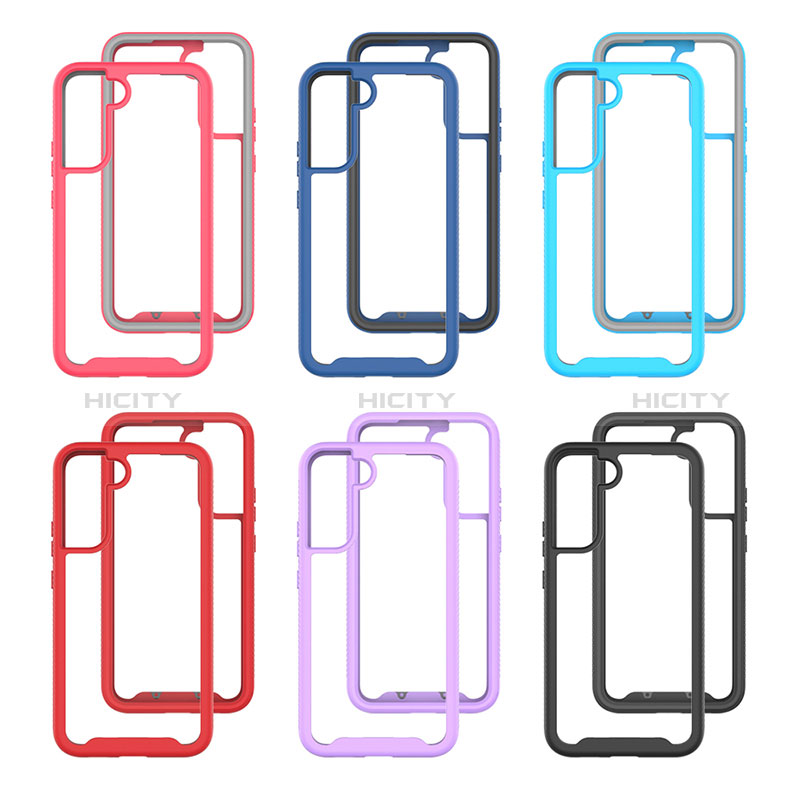 Custodia Silicone Trasparente Laterale 360 Gradi Cover M02 per Samsung Galaxy S24 Plus 5G