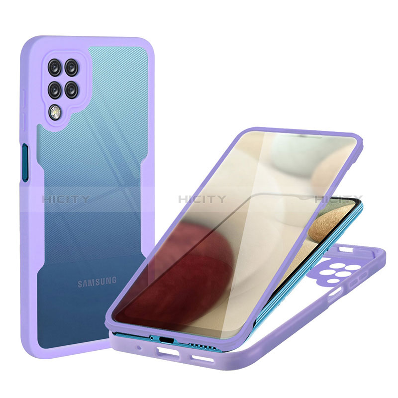 Custodia Silicone Trasparente Laterale 360 Gradi Cover MJ1 per Samsung Galaxy A12 5G