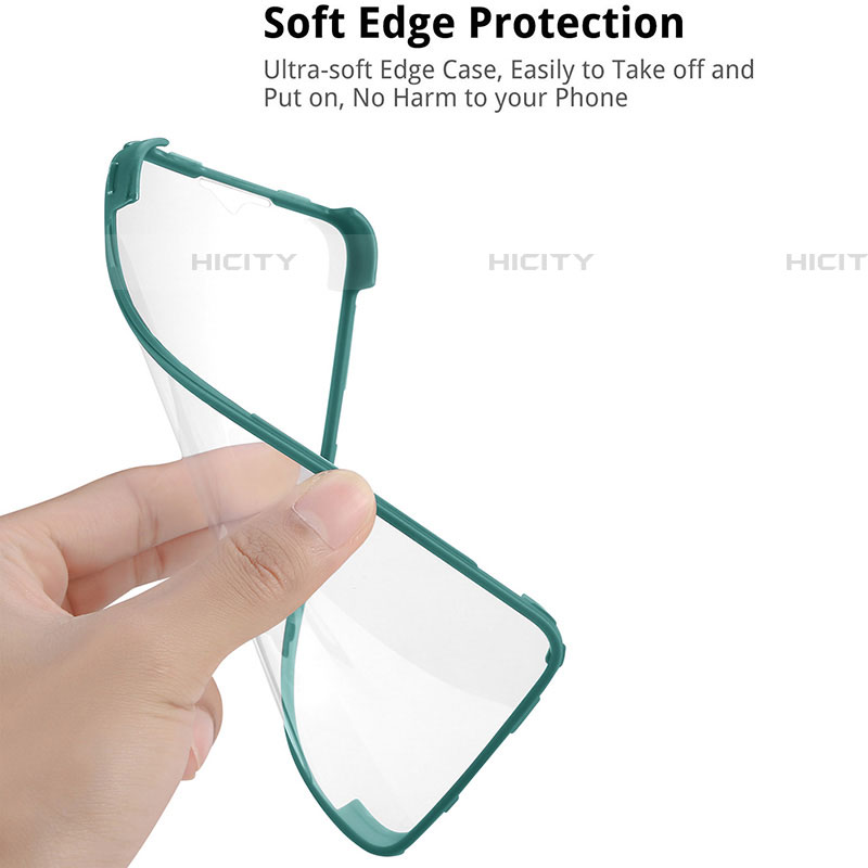 Custodia Silicone Trasparente Laterale 360 Gradi Cover MJ1 per Samsung Galaxy A52 4G