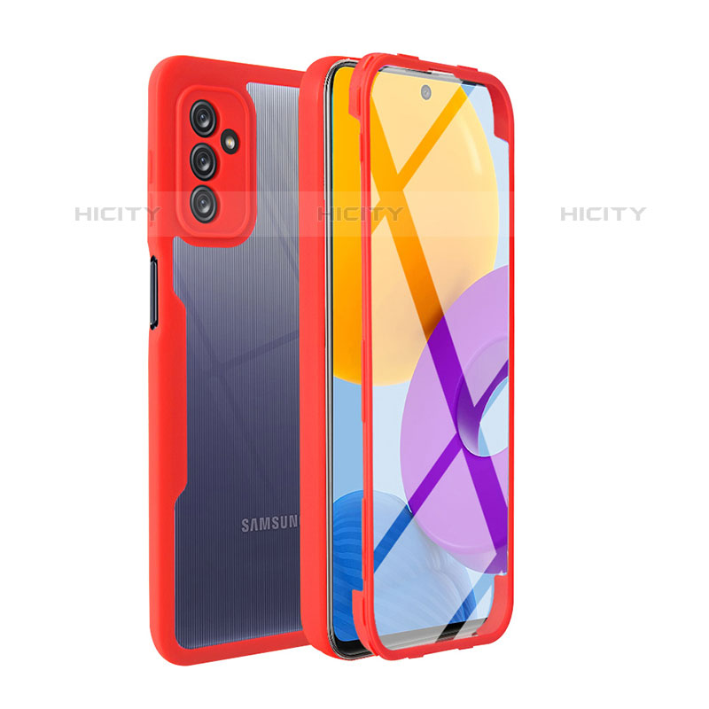 Custodia Silicone Trasparente Laterale 360 Gradi Cover MJ1 per Samsung Galaxy M52 5G