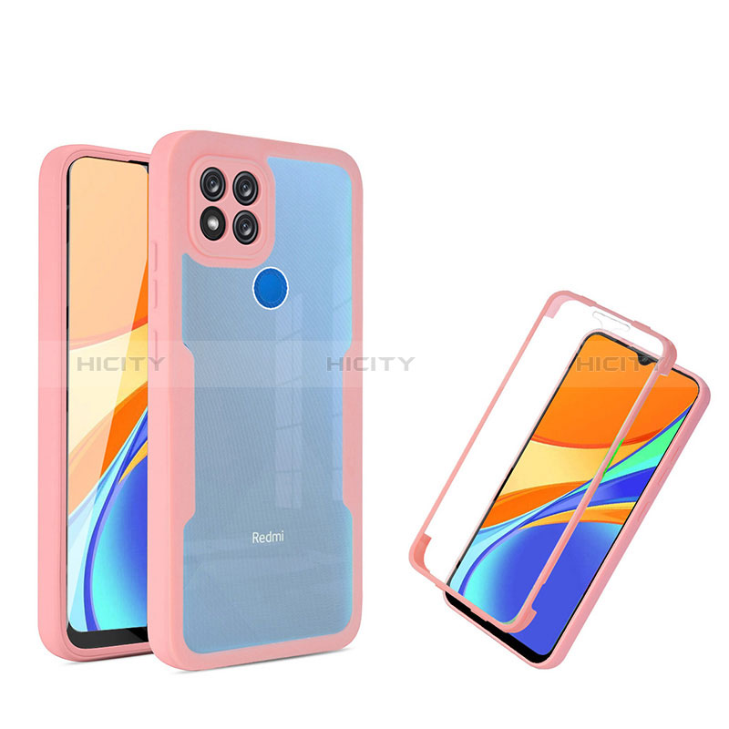 Custodia Silicone Trasparente Laterale 360 Gradi Cover MJ1 per Xiaomi Redmi 9 Activ