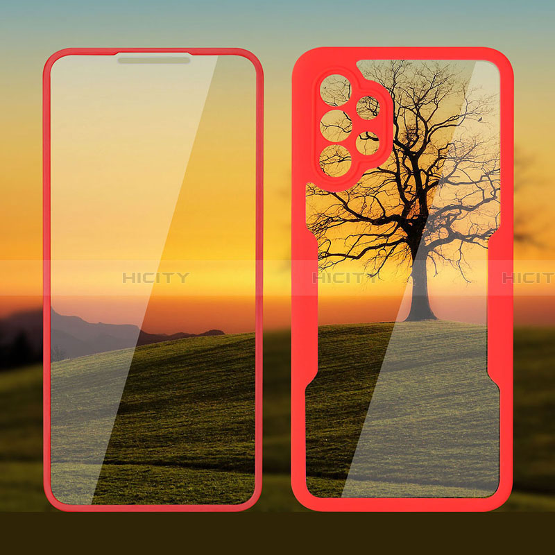 Custodia Silicone Trasparente Laterale 360 Gradi Cover MJ2 per Samsung Galaxy A32 5G