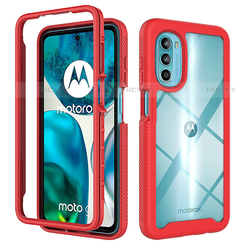 Custodia Silicone Trasparente Laterale 360 Gradi Cover per Motorola Moto Edge (2022) 5G