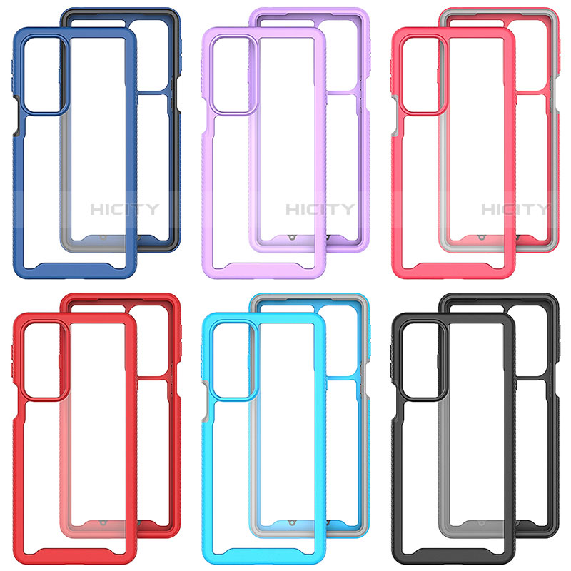 Custodia Silicone Trasparente Laterale 360 Gradi Cover per Motorola Moto Edge Lite 5G