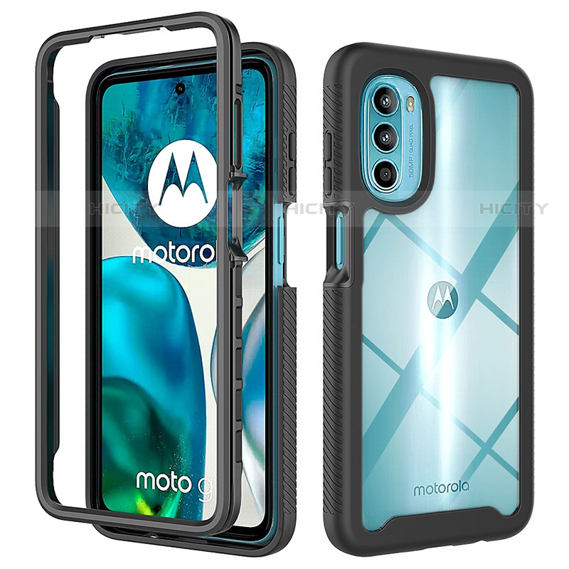 Custodia Silicone Trasparente Laterale 360 Gradi Cover per Motorola Moto G82 5G