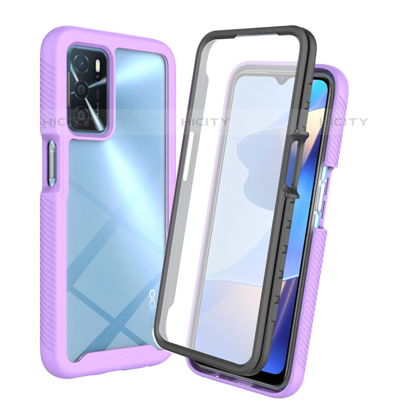 Custodia Silicone Trasparente Laterale 360 Gradi Cover per Oppo A16s