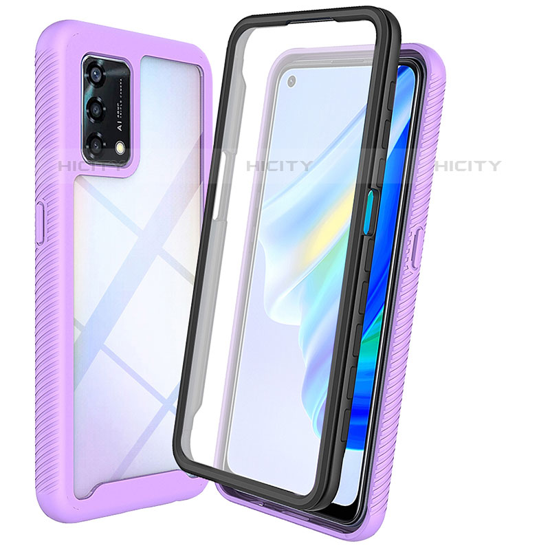 Custodia Silicone Trasparente Laterale 360 Gradi Cover per Oppo Reno6 Lite