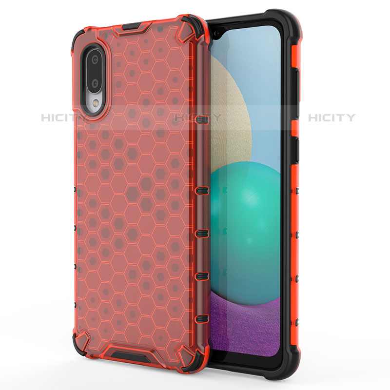 Custodia Silicone Trasparente Laterale 360 Gradi Cover per Samsung Galaxy M02