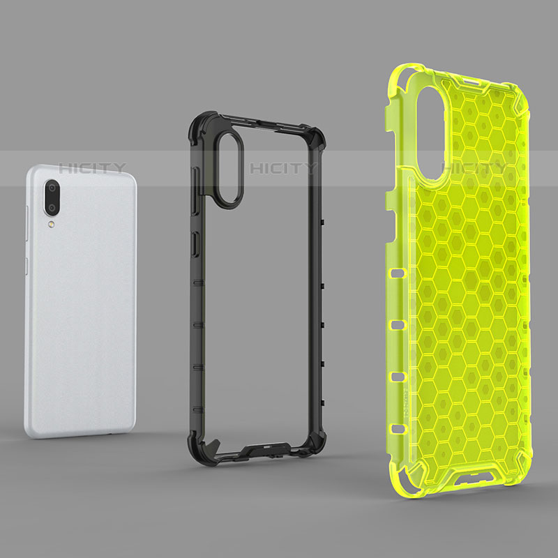 Custodia Silicone Trasparente Laterale 360 Gradi Cover per Samsung Galaxy M02