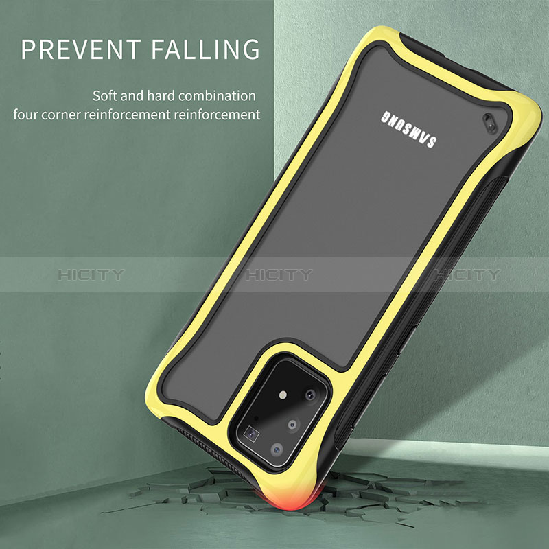 Custodia Silicone Trasparente Laterale 360 Gradi Cover per Samsung Galaxy M80S