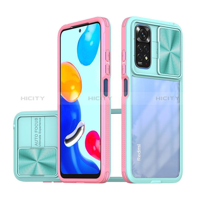 Custodia Silicone Trasparente Laterale 360 Gradi Cover QW1 per Xiaomi Redmi Note 11 4G (2022)