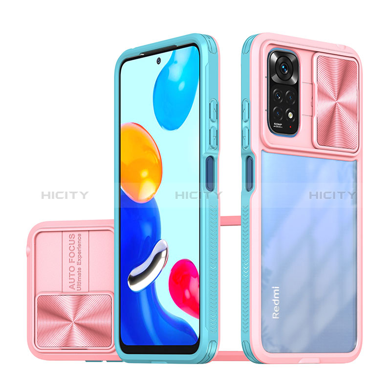 Custodia Silicone Trasparente Laterale 360 Gradi Cover QW1 per Xiaomi Redmi Note 11 4G (2022)