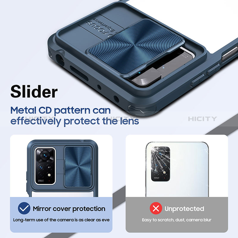 Custodia Silicone Trasparente Laterale 360 Gradi Cover QW1 per Xiaomi Redmi Note 11 Pro 5G