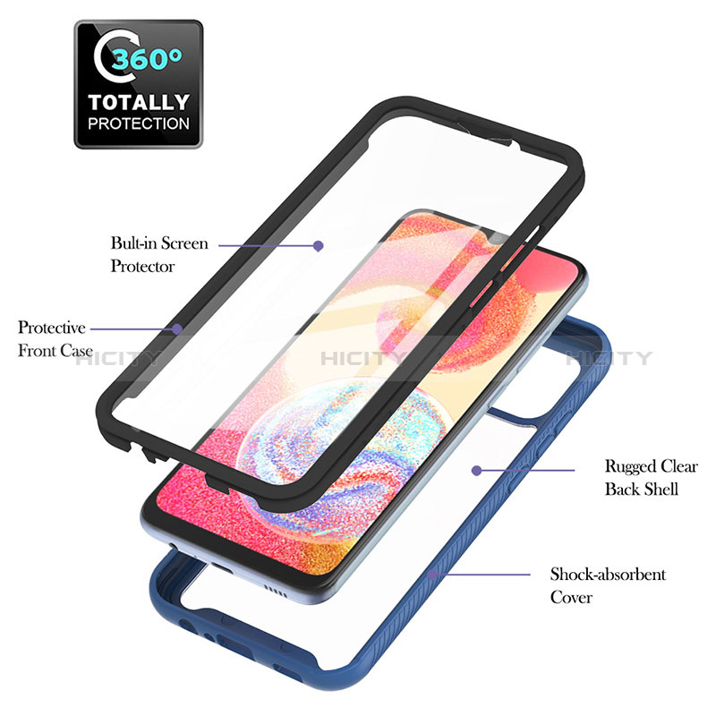 Custodia Silicone Trasparente Laterale 360 Gradi Cover YB1 per Samsung Galaxy A04 4G