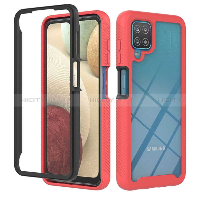 Custodia Silicone Trasparente Laterale 360 Gradi Cover YB1 per Samsung Galaxy A12 Nacho