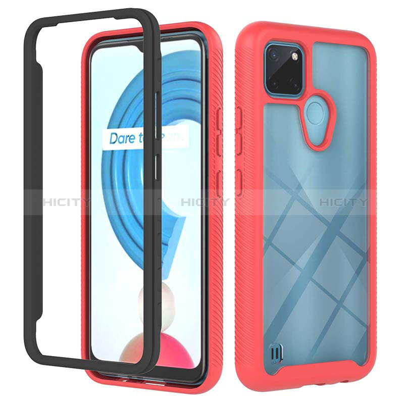 Custodia Silicone Trasparente Laterale 360 Gradi Cover YB2 per Realme C21Y