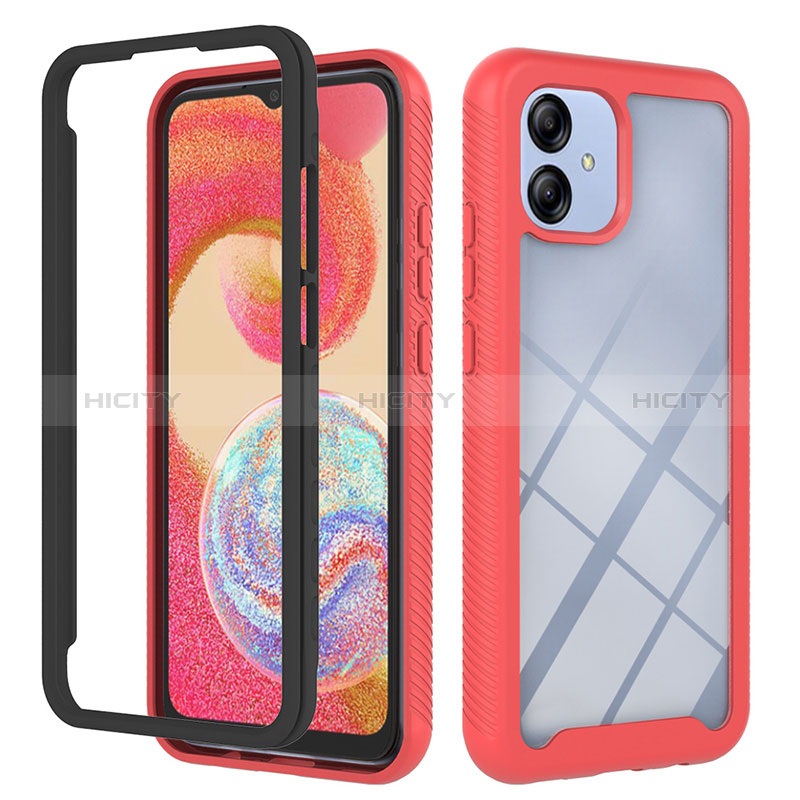 Custodia Silicone Trasparente Laterale 360 Gradi Cover YB2 per Samsung Galaxy A04E