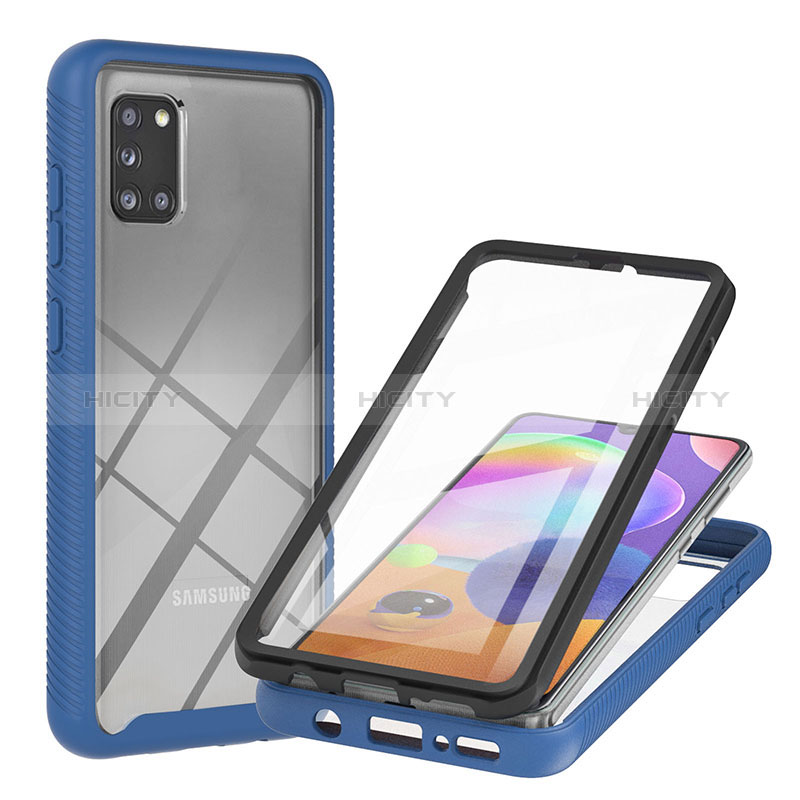 Custodia Silicone Trasparente Laterale 360 Gradi Cover YB2 per Samsung Galaxy A31