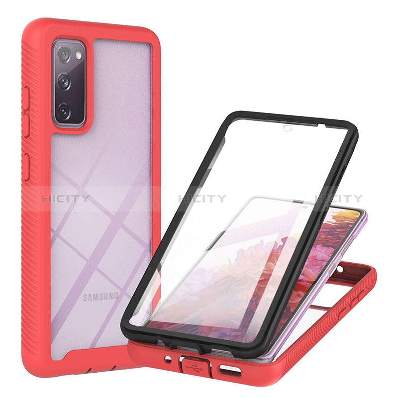 Custodia Silicone Trasparente Laterale 360 Gradi Cover YB2 per Samsung Galaxy S20 Lite 5G