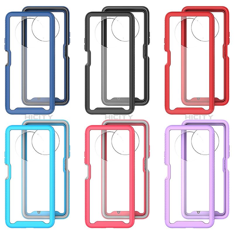 Custodia Silicone Trasparente Laterale 360 Gradi Cover ZJ1 per Huawei Honor X9 4G